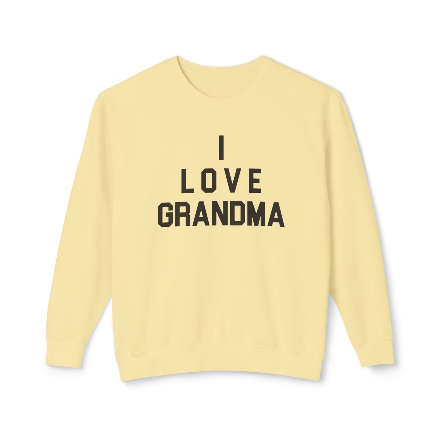 i love grandma as worn by andy kaufman reproduction 100% cotton sweatshirt