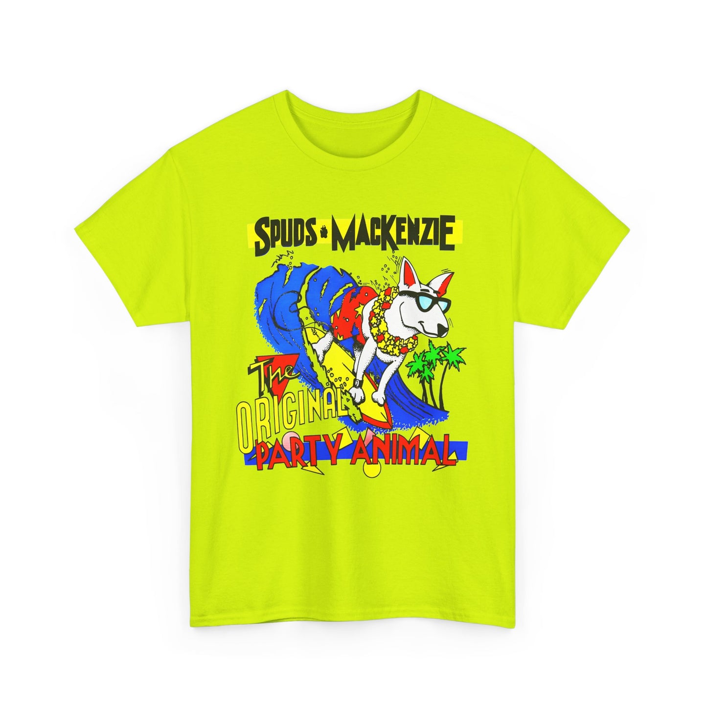 vintage spuds mackenzie the original party animal reproduction tshirt