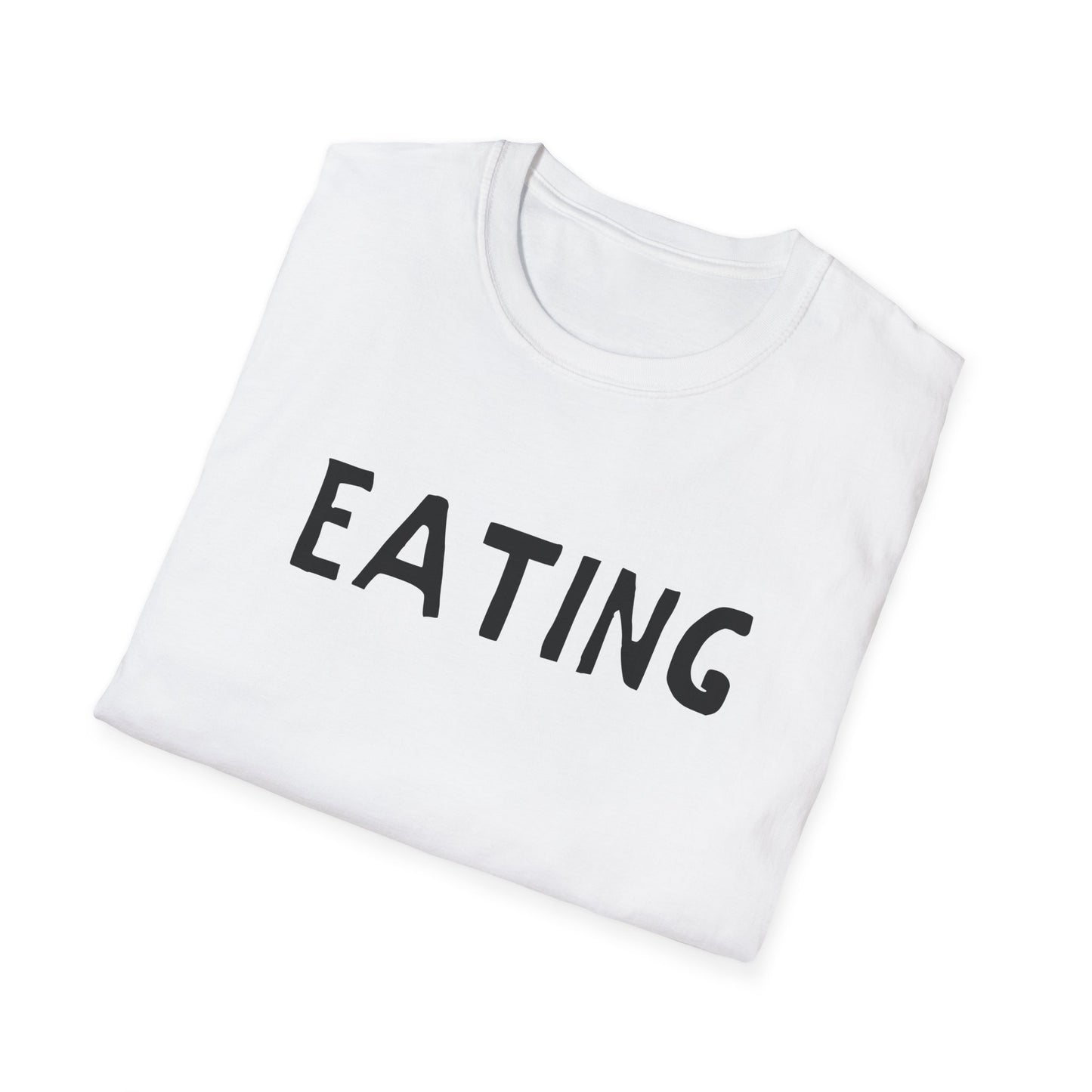 eating hand drawn font tshirt