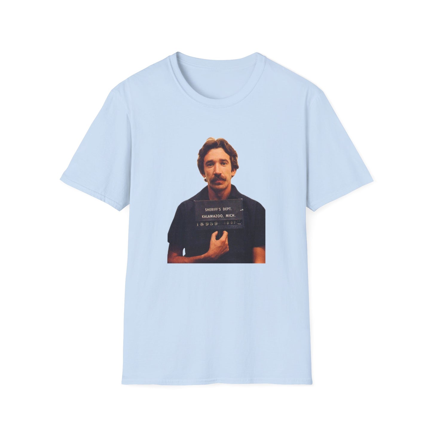 tim allen mugshot tshirt