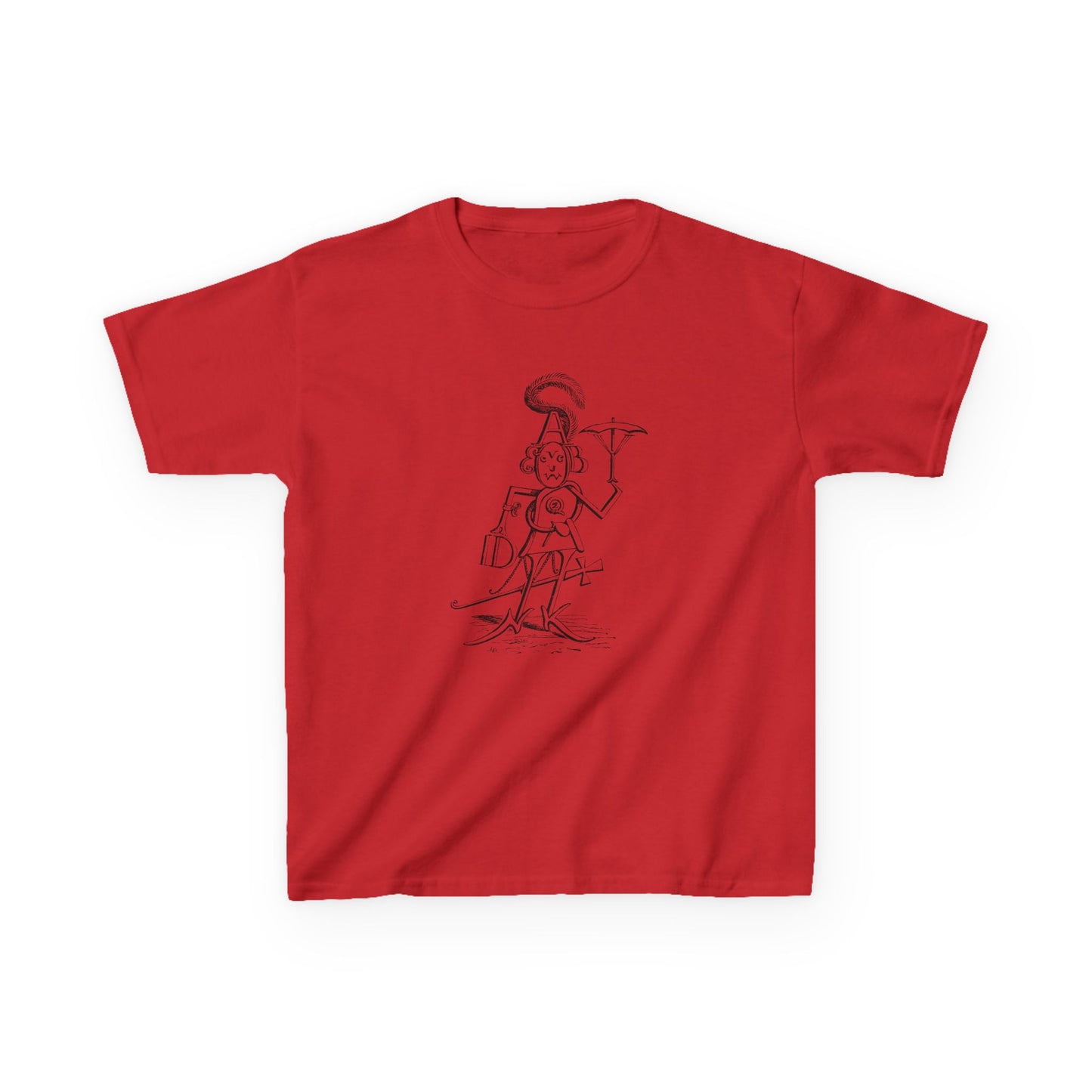 mr alphabet containing all 26 letters 1902 illustration by hugh rowley YOUTH SIZE short sleeve tee
