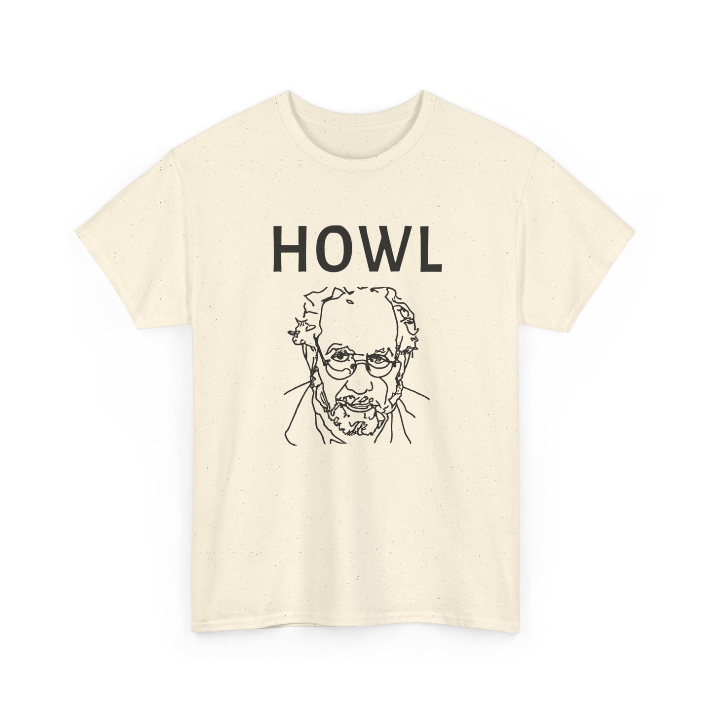 1956 book cover for howl by allen ginsberg custom edit tshirt