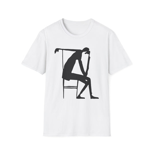 early 1900s sketch india ink on paper by franz kafka the thinker tshirt