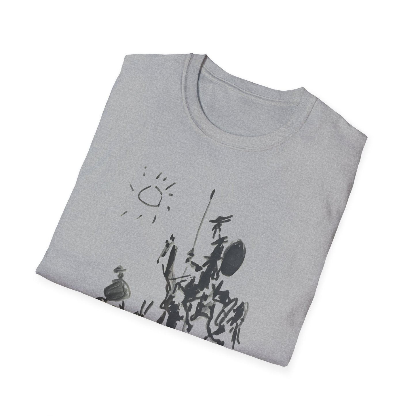 1955 don quixote illustration by pablo ruiz picasso tshirt