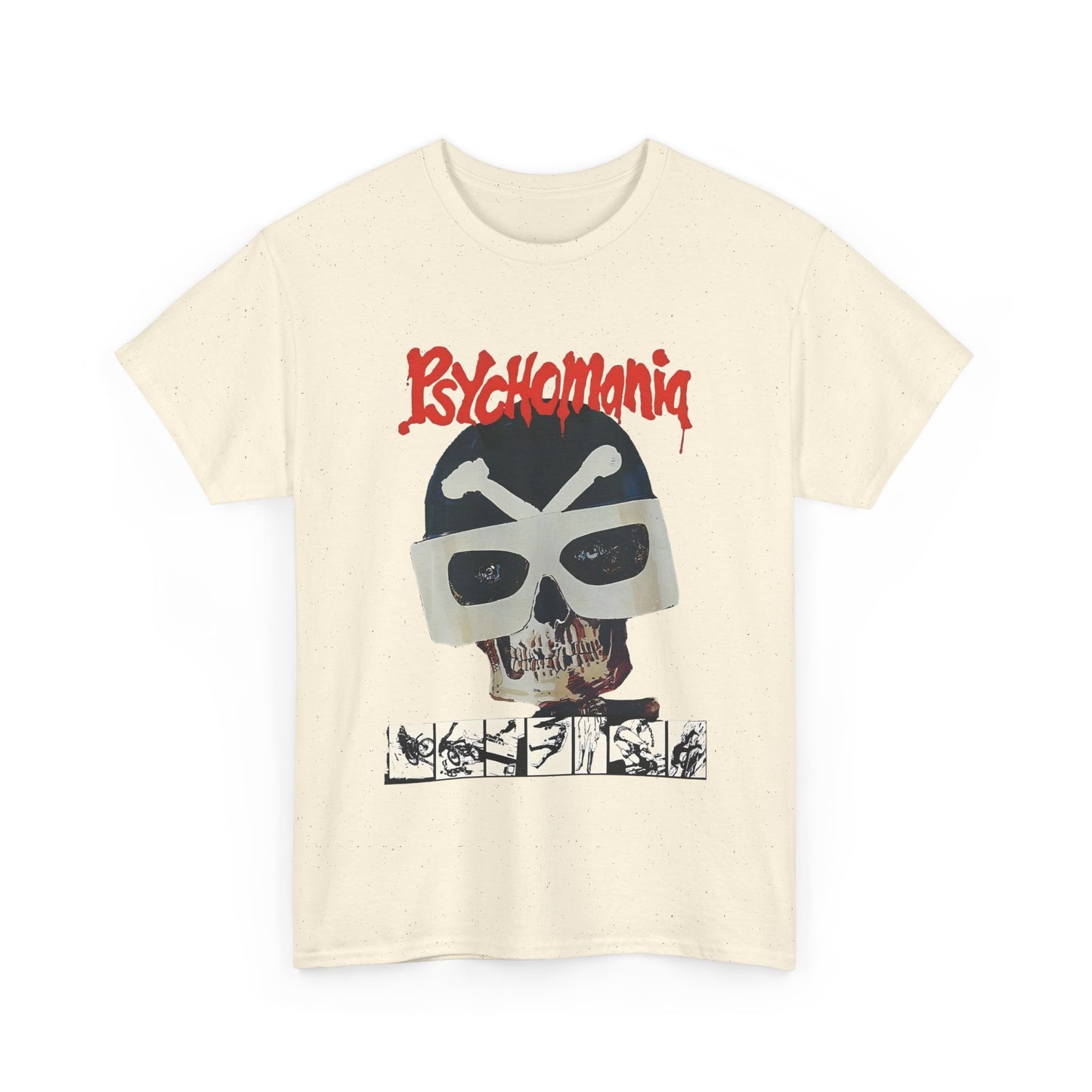 1973 psychomania movie poster no lettering tshirt