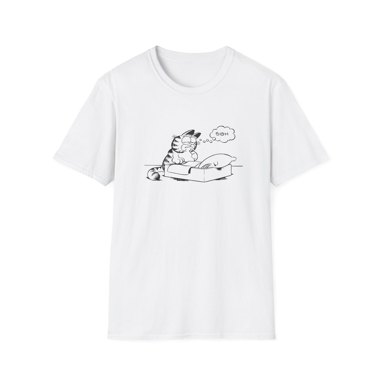 garf sighing tshirt