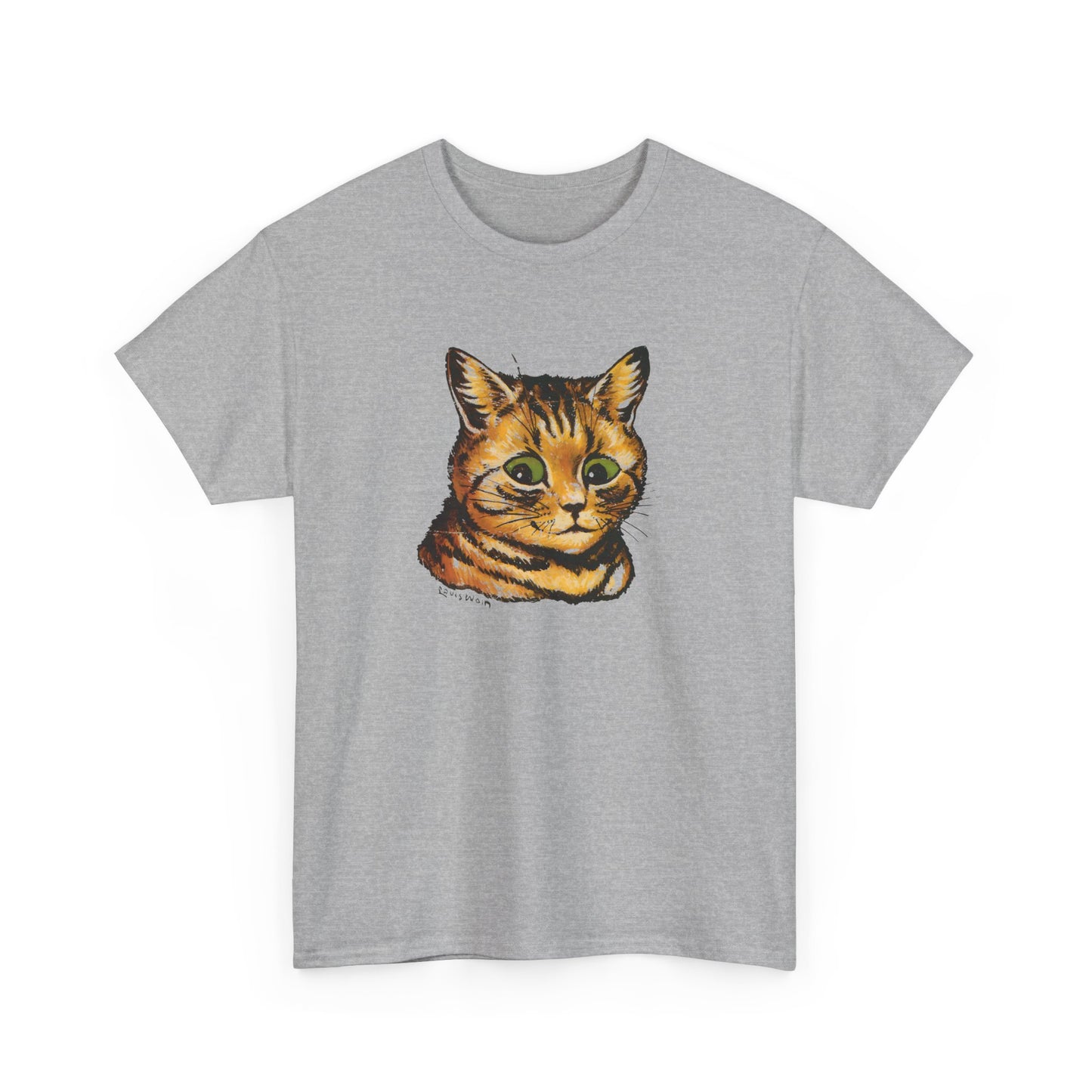 louis wain anthropomorphised cat painting orange cat