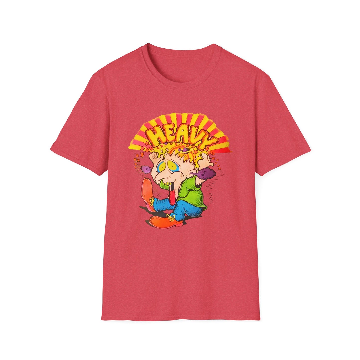 1970s heavy trip cartoon character reproduction tshirt