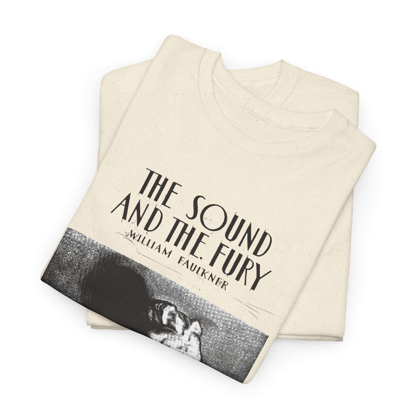 1929 the sound and the fury by william faulkner book cover edit tshirt