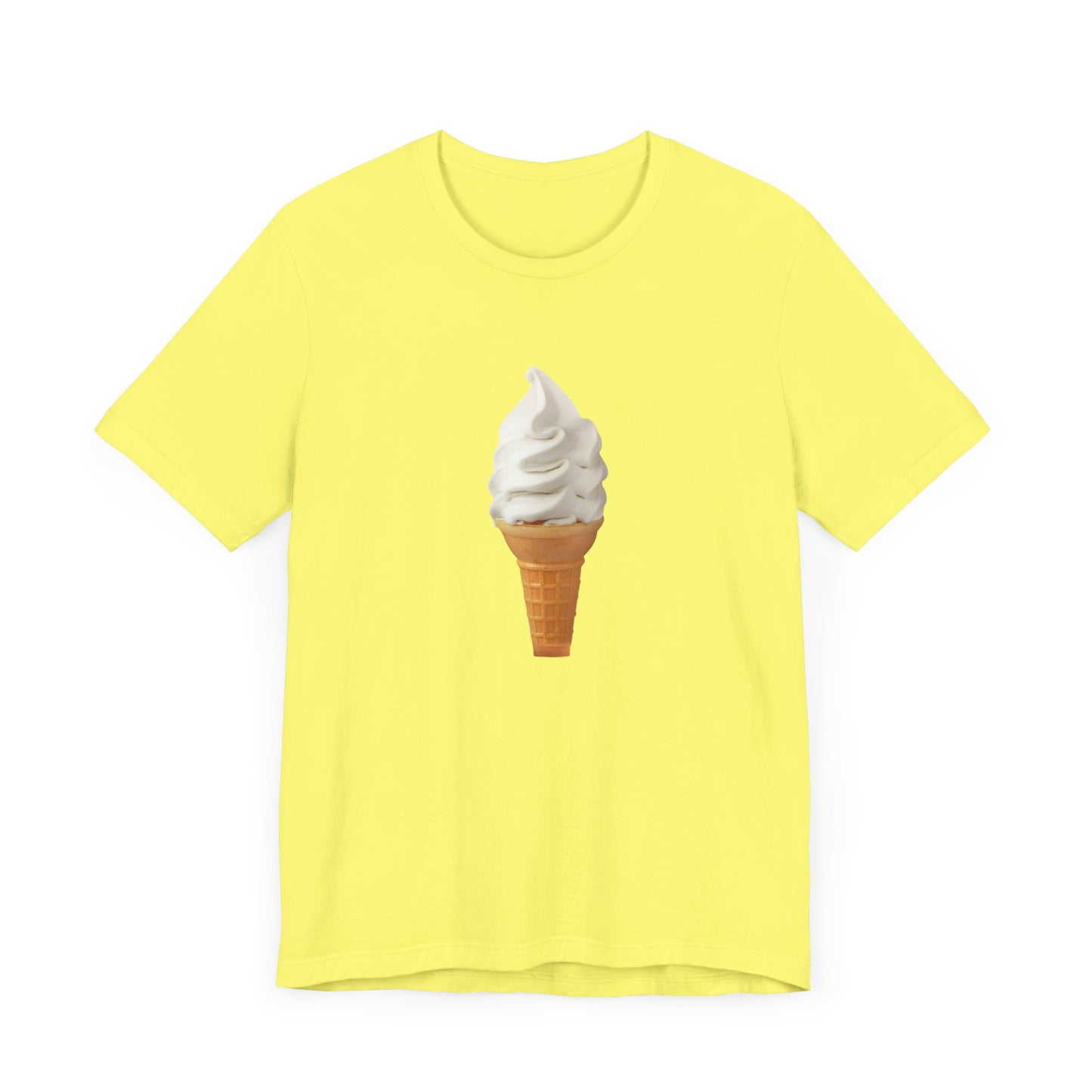 soft vanilla ice cream cone tshirt