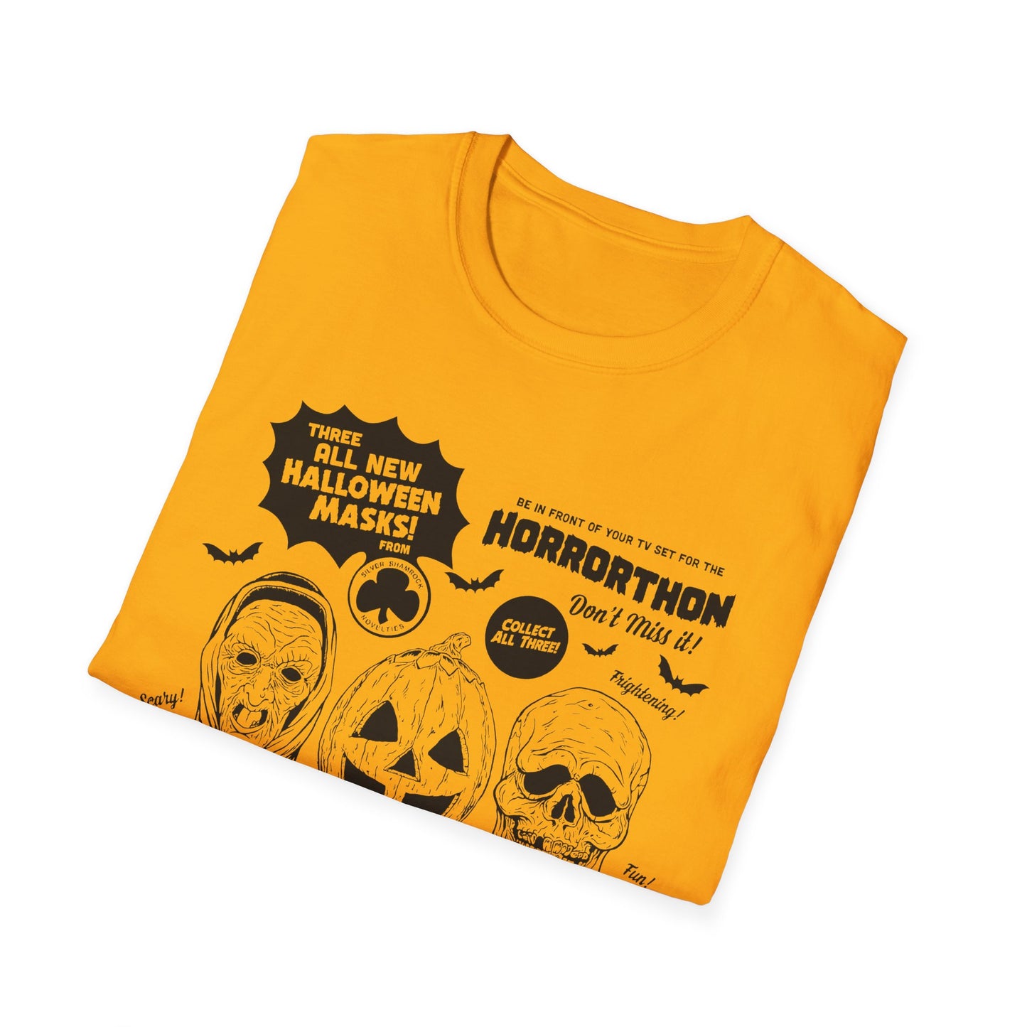 halloween 3 tv guide ad graphic 2 in black tshirt