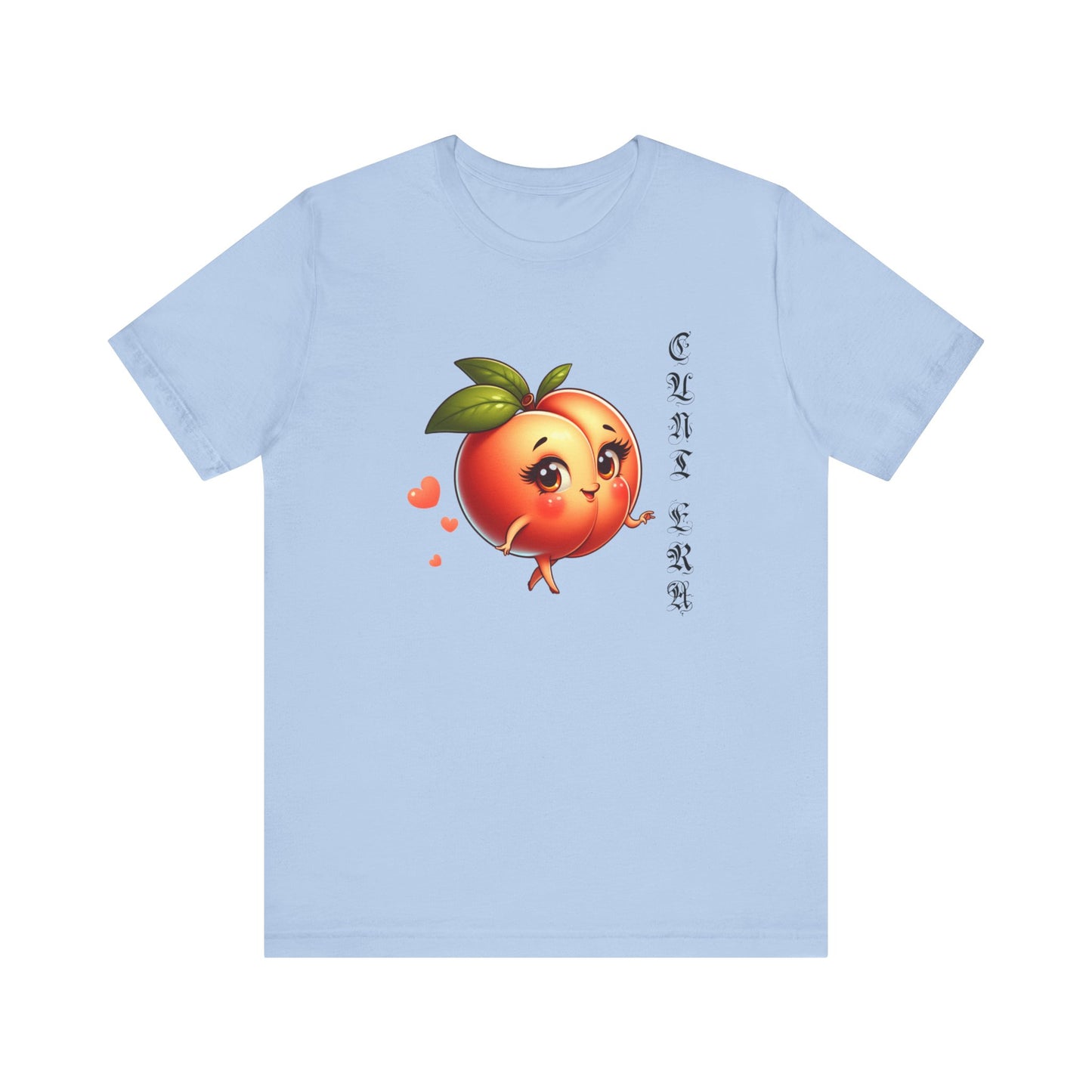 cunt era cute peach tshirt