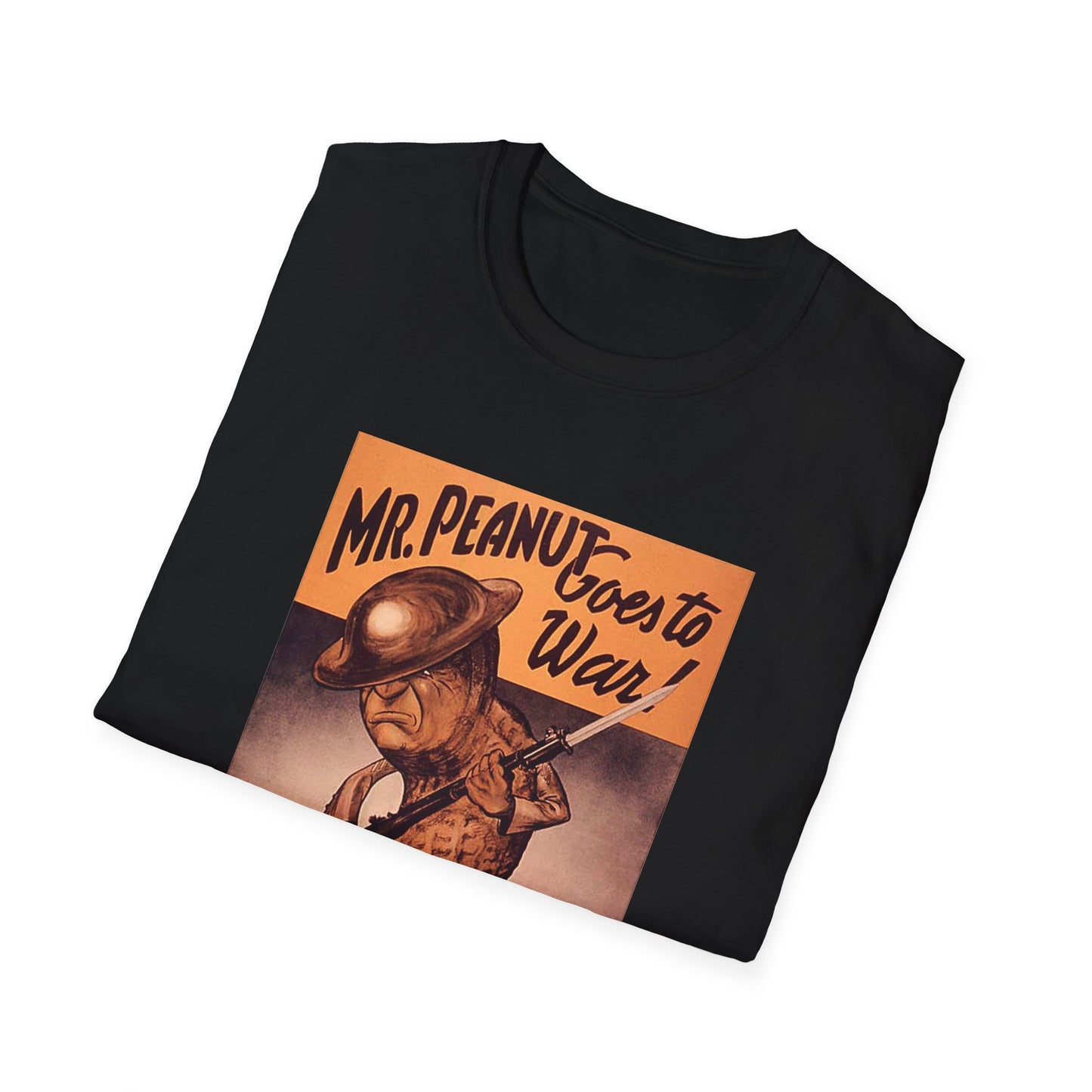 1942 mr. peanut goes to war from the united states department of agriculture war boards tshirt