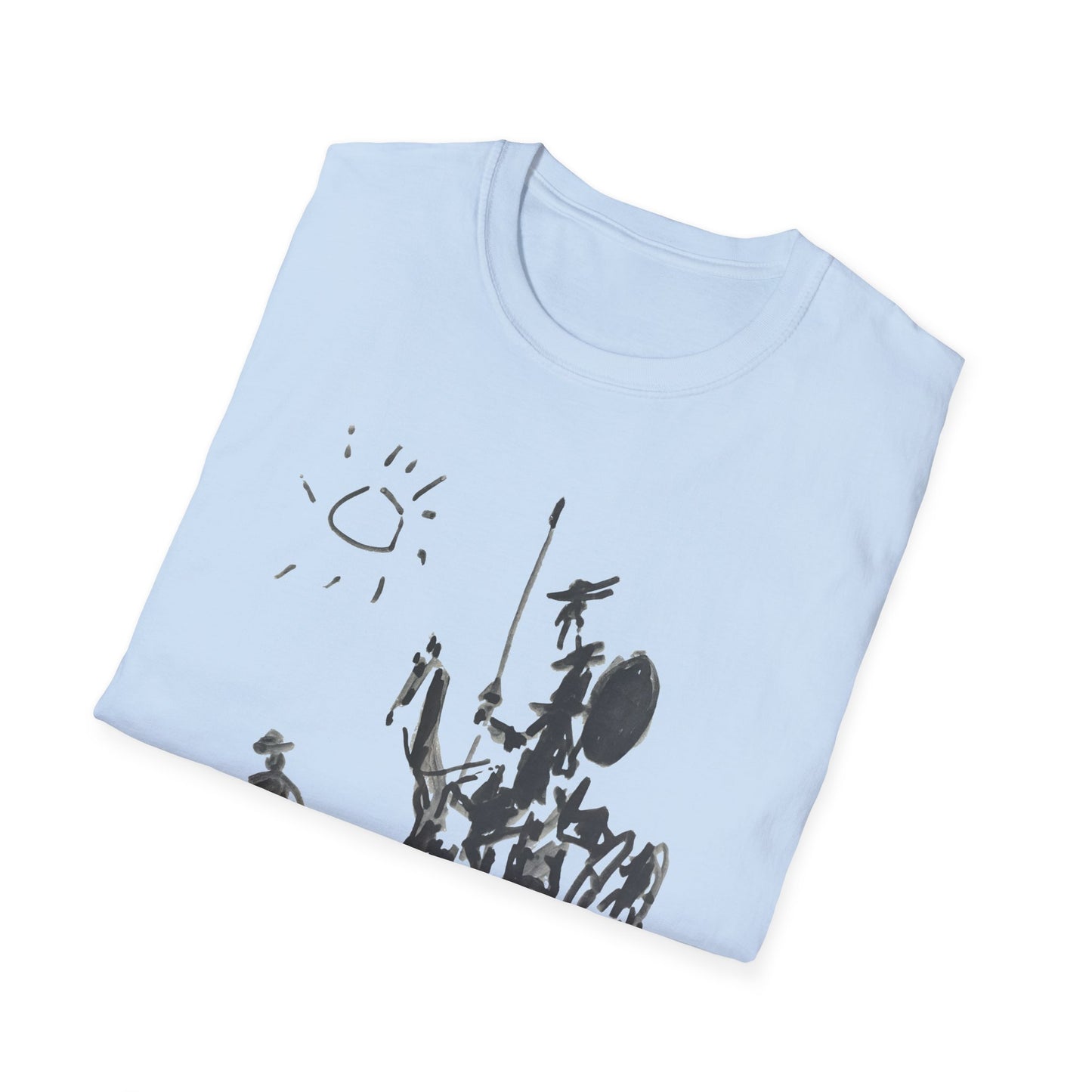 1955 don quixote illustration by pablo ruiz picasso tshirt