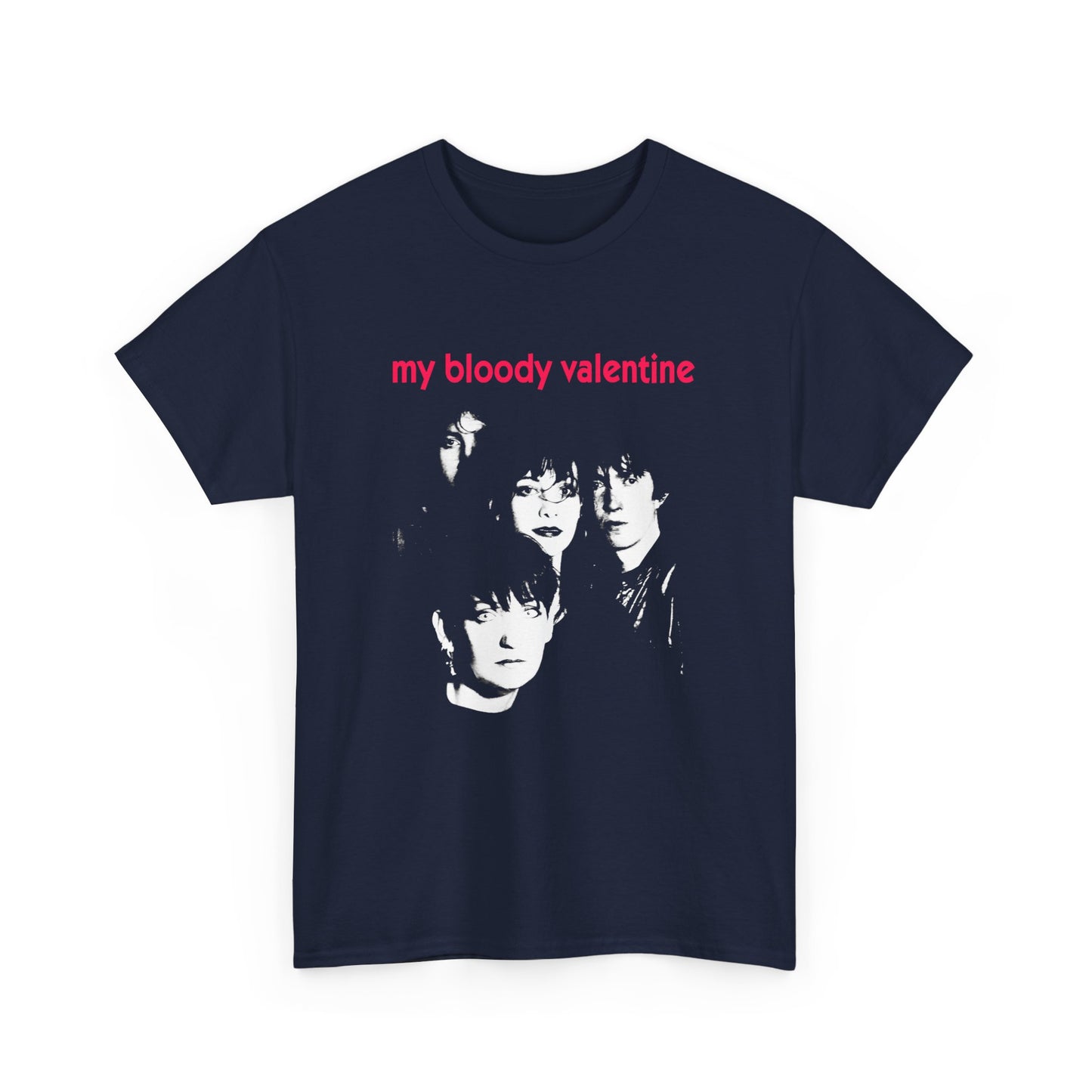 my bloody valentine custom band shot edit inspired by vintage graphic tshirt