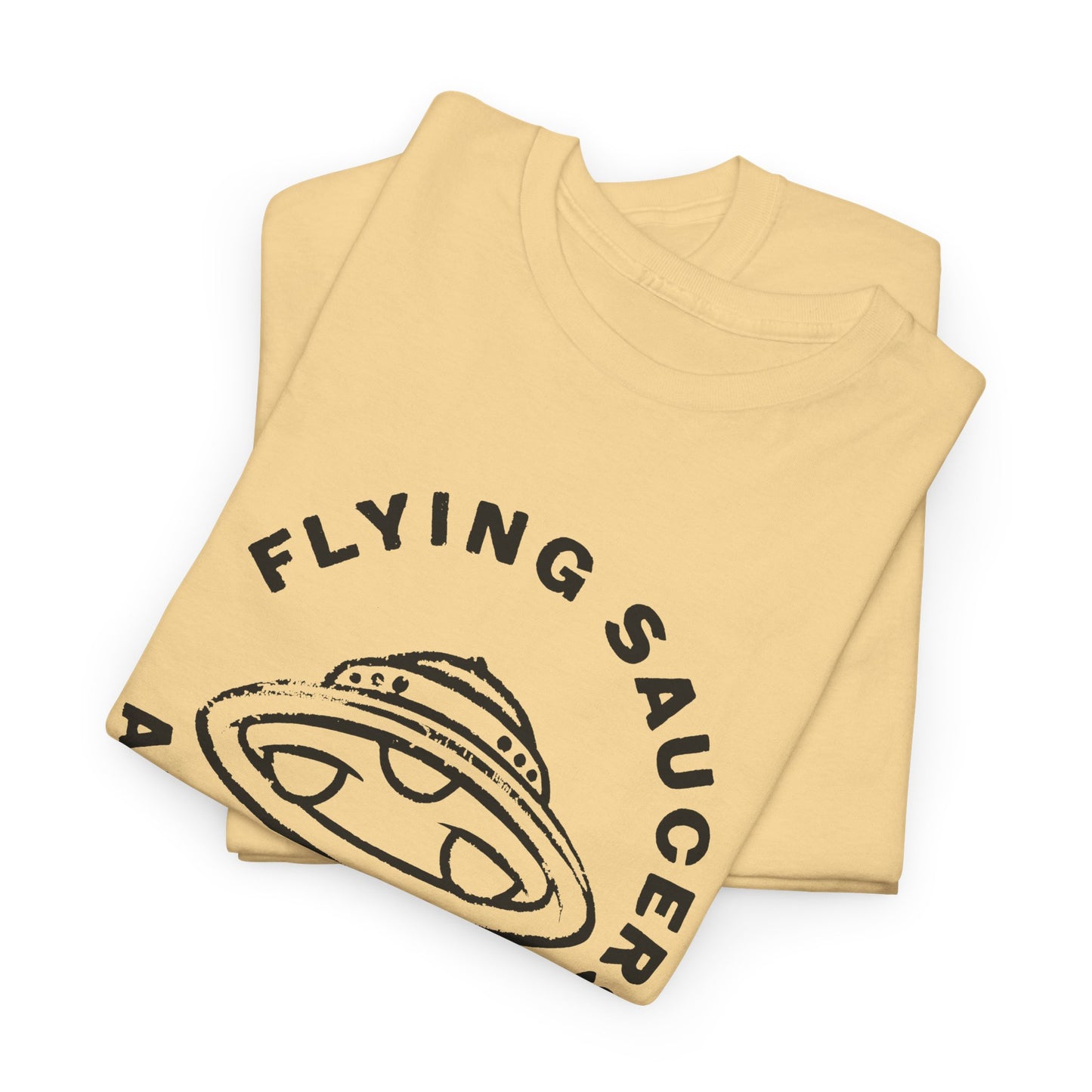 flying saucers are real! vintage style image tshirt
