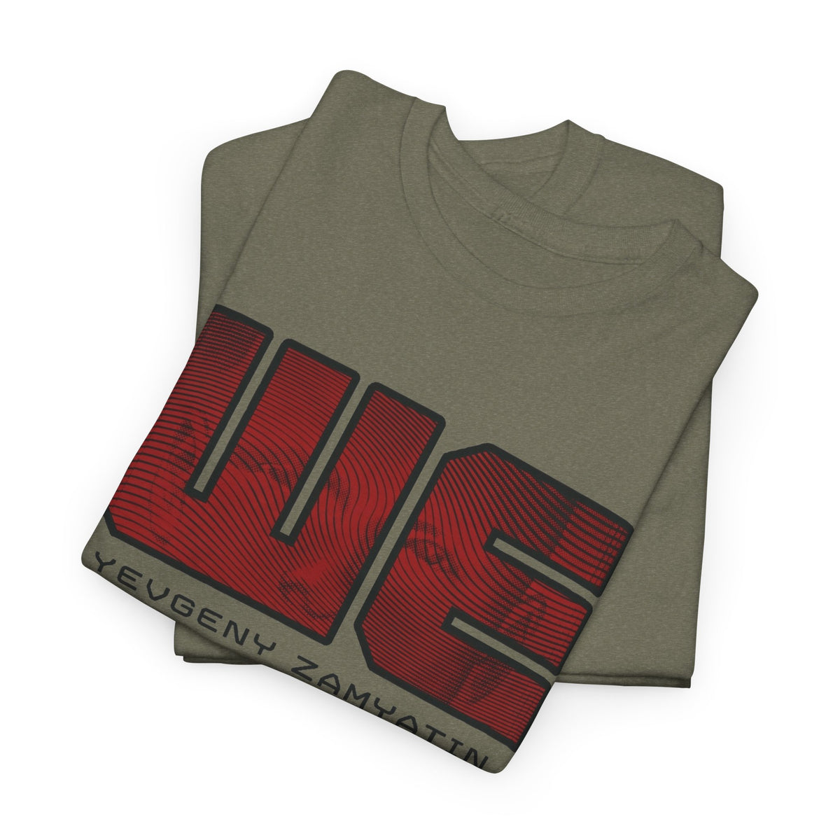 dystopian novel we by yevgeny zamyatin alternate book cover tshirt