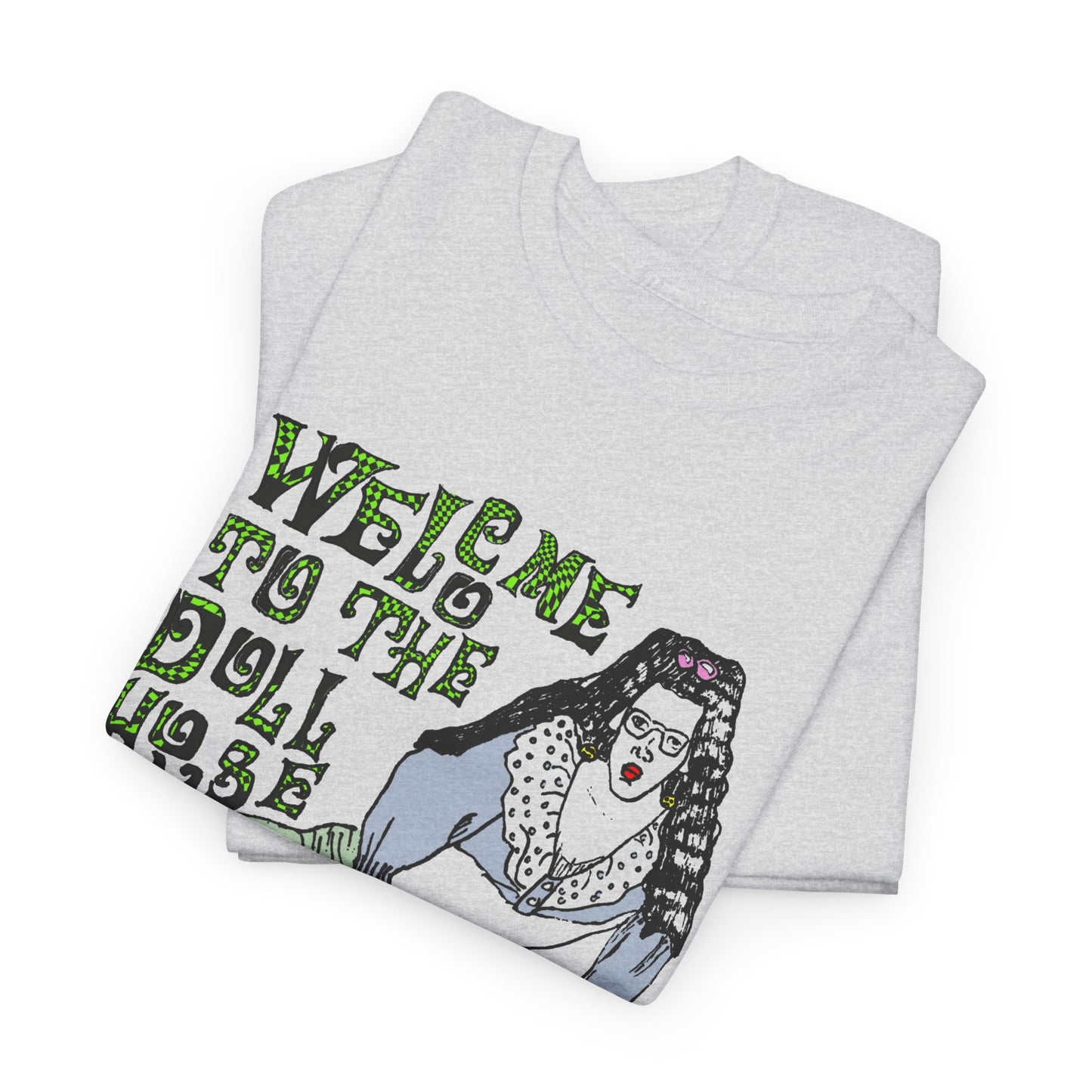 welcome to the dollhouse original drawing tshirt