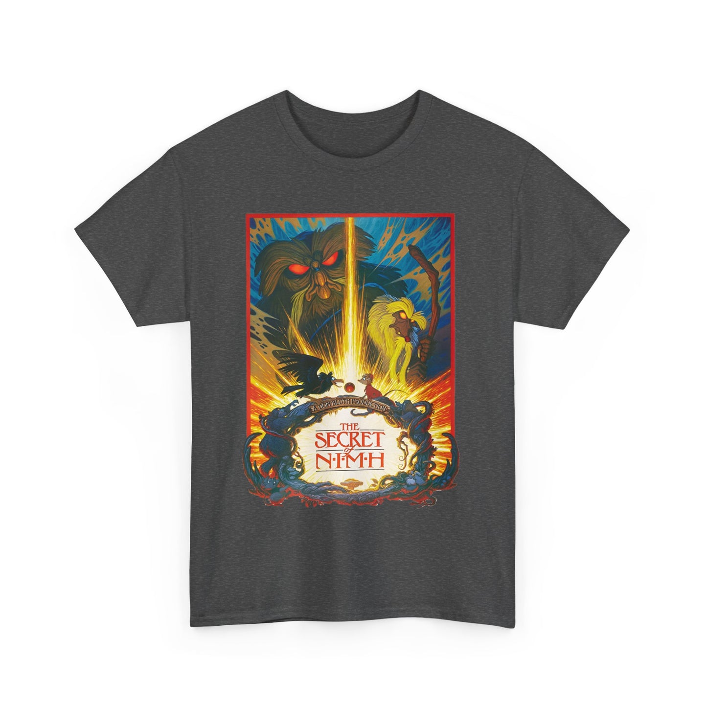 1992 the secret of nimh movie poster tshirt