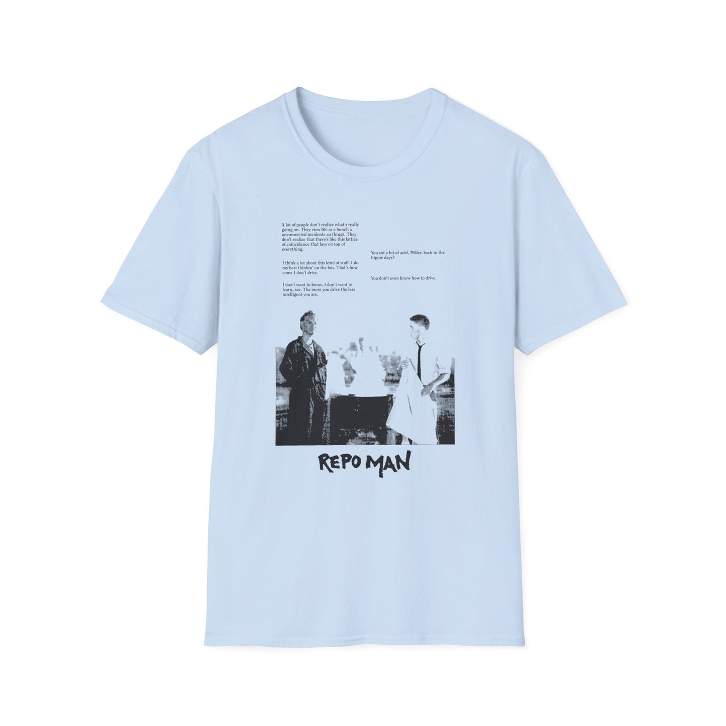 repo man otto and miller movie clip tshirt