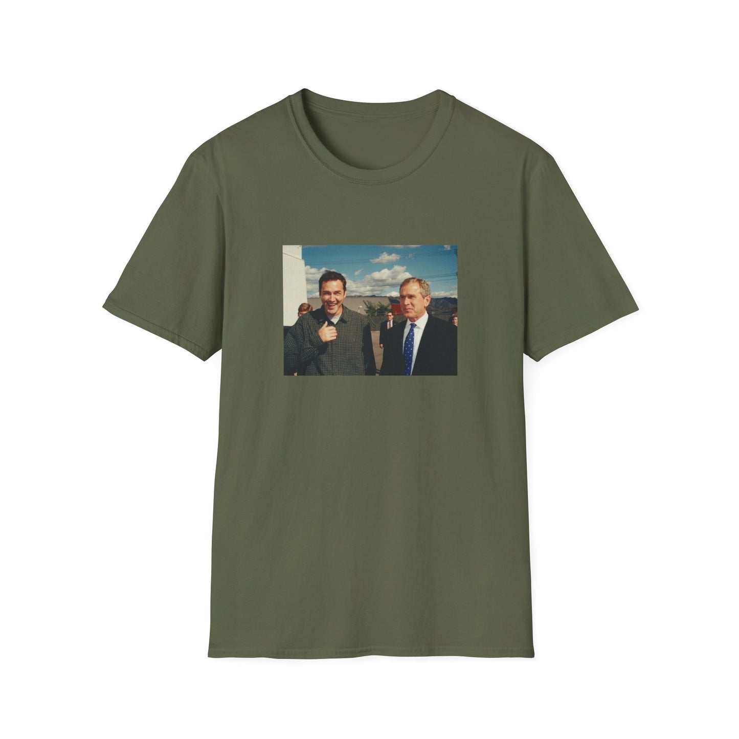 norm macdonald and george bush jr. tshirt