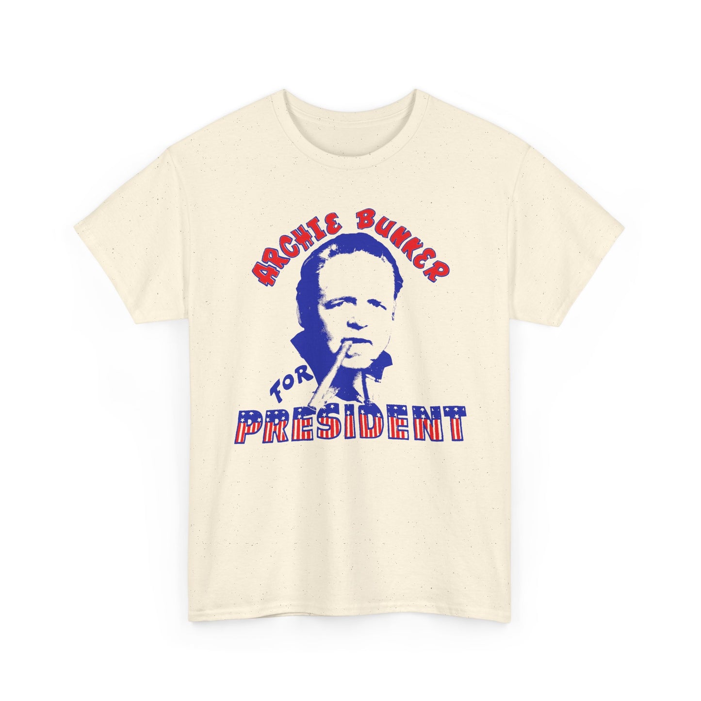 vintage archie bunker for president reproduction tshirt