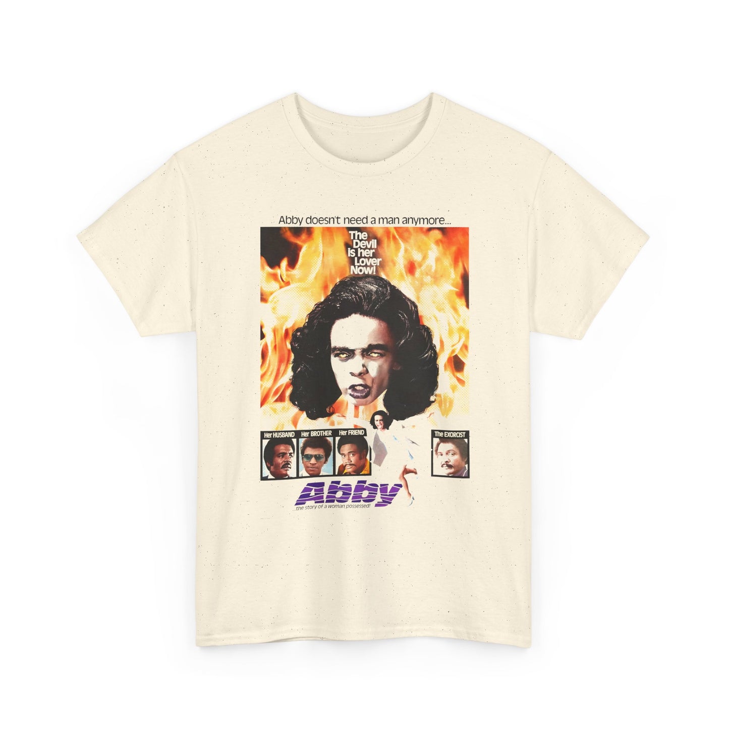 1974 abby movie poster edit tshirt