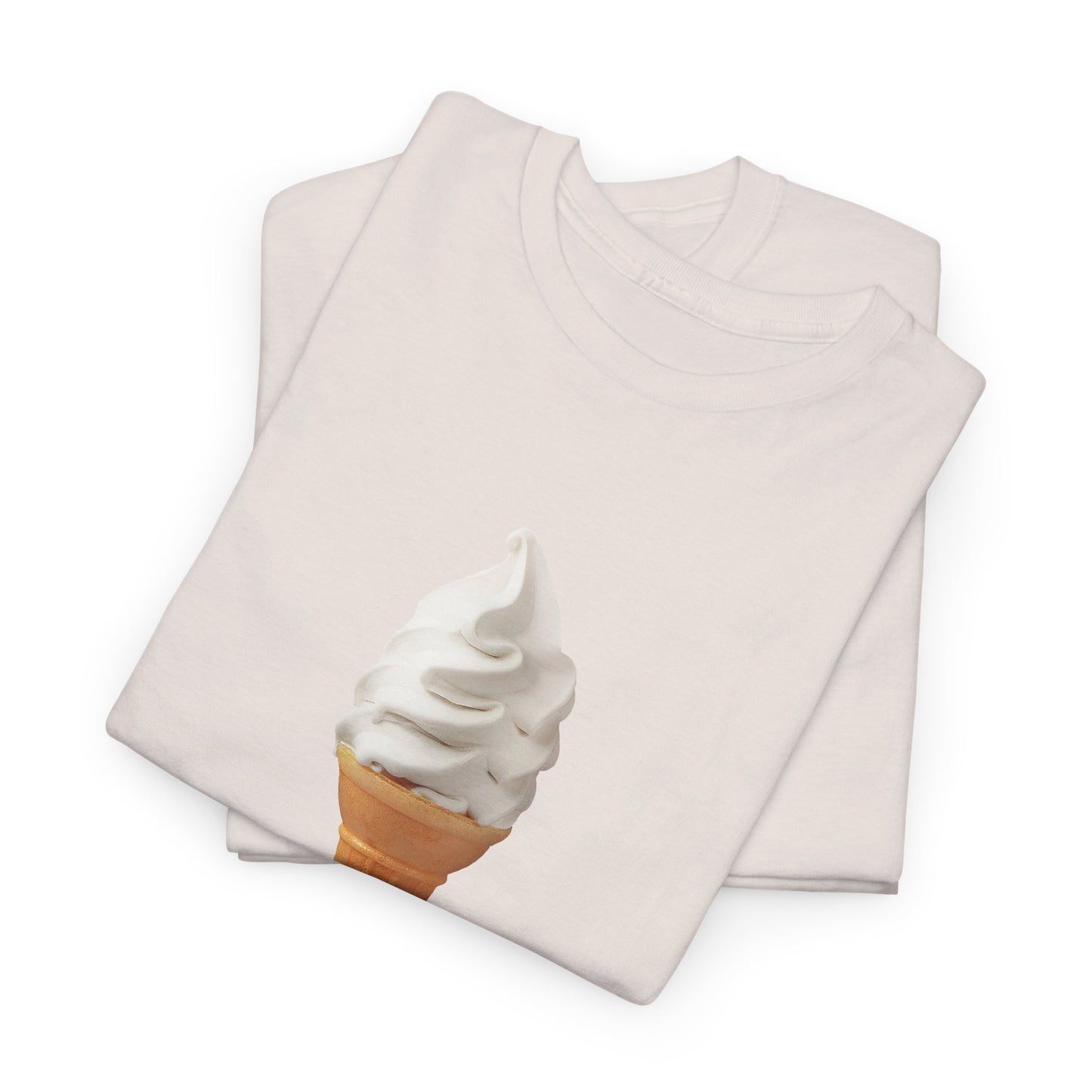 soft vanilla ice cream cone tshirt