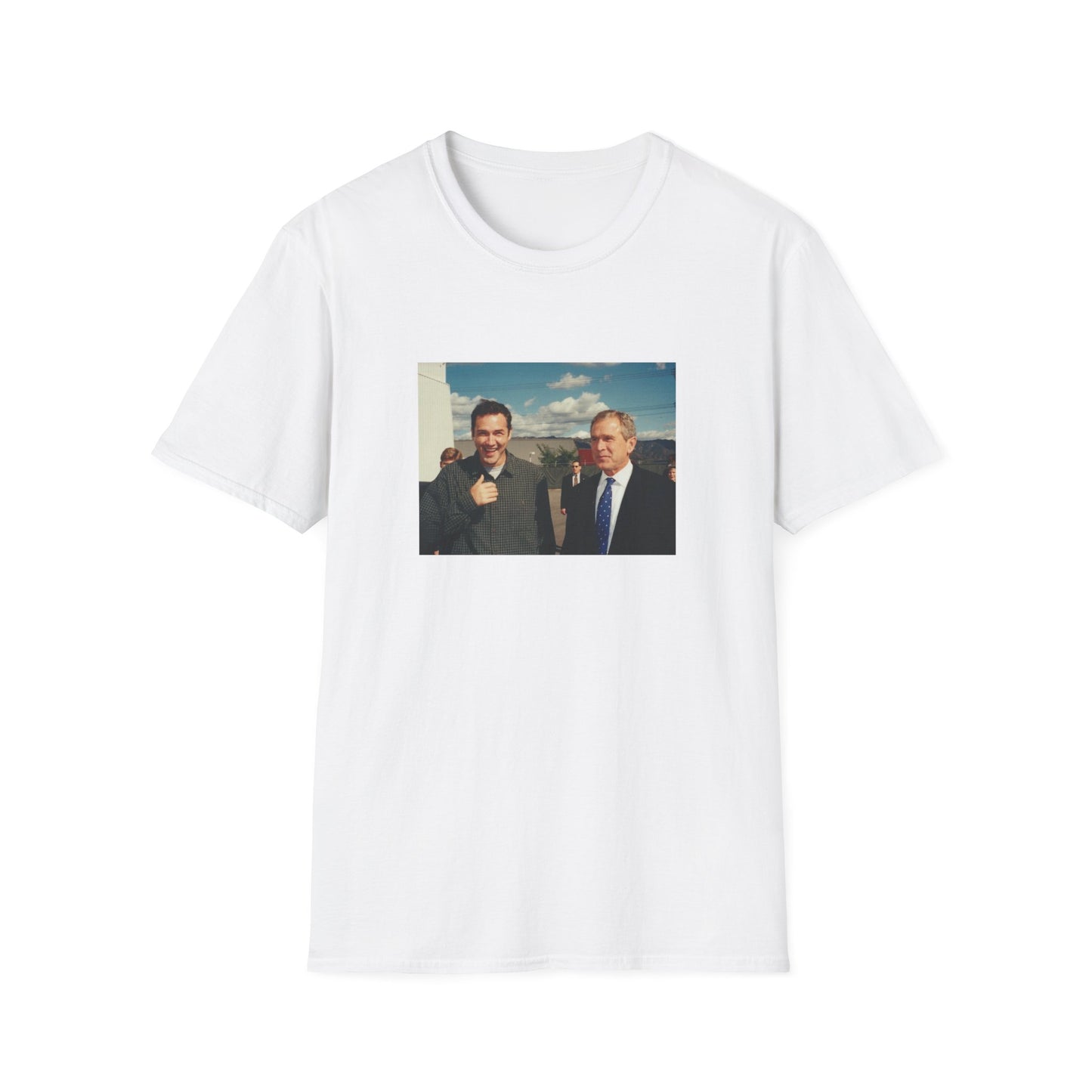 norm macdonald and george bush jr. tshirt