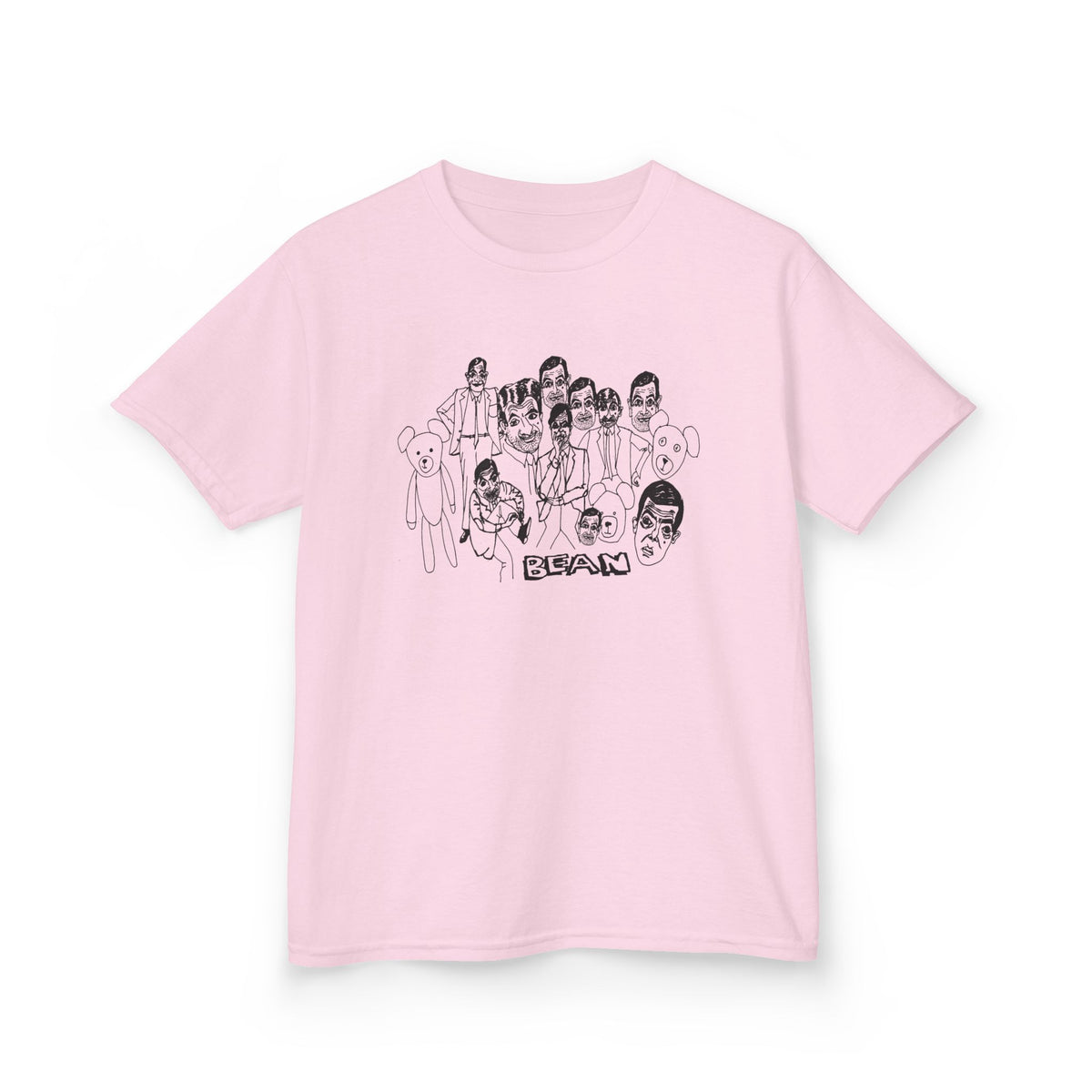 scary bean original drawing YOUTH SIZE short sleeve tee