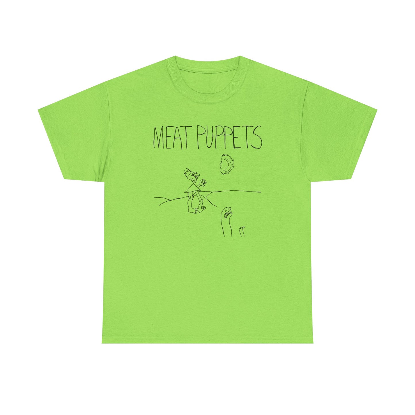 1985 meat puppets album in a car album cover tshirt