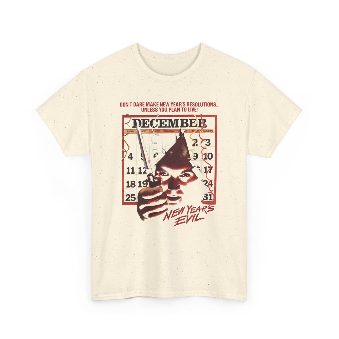 1980 new year's evil movie poster custom reproduction tshirt