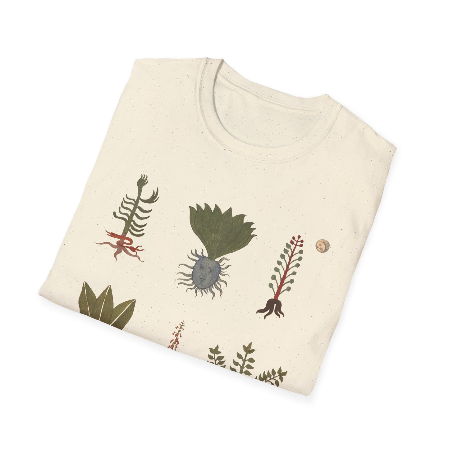 plants with human features images from the erbario 15th-century herbal illustration guide from northern italy tshirt