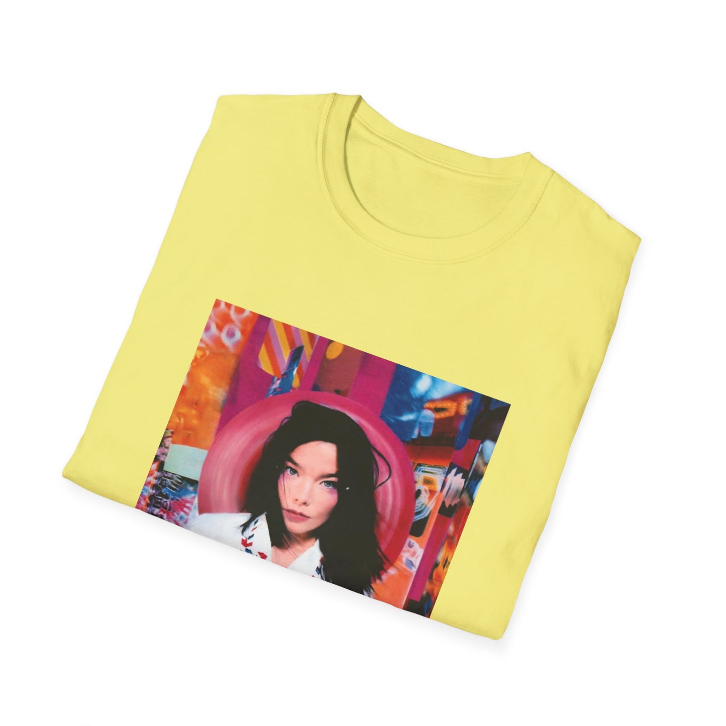 bjork 1995 post album tshirt