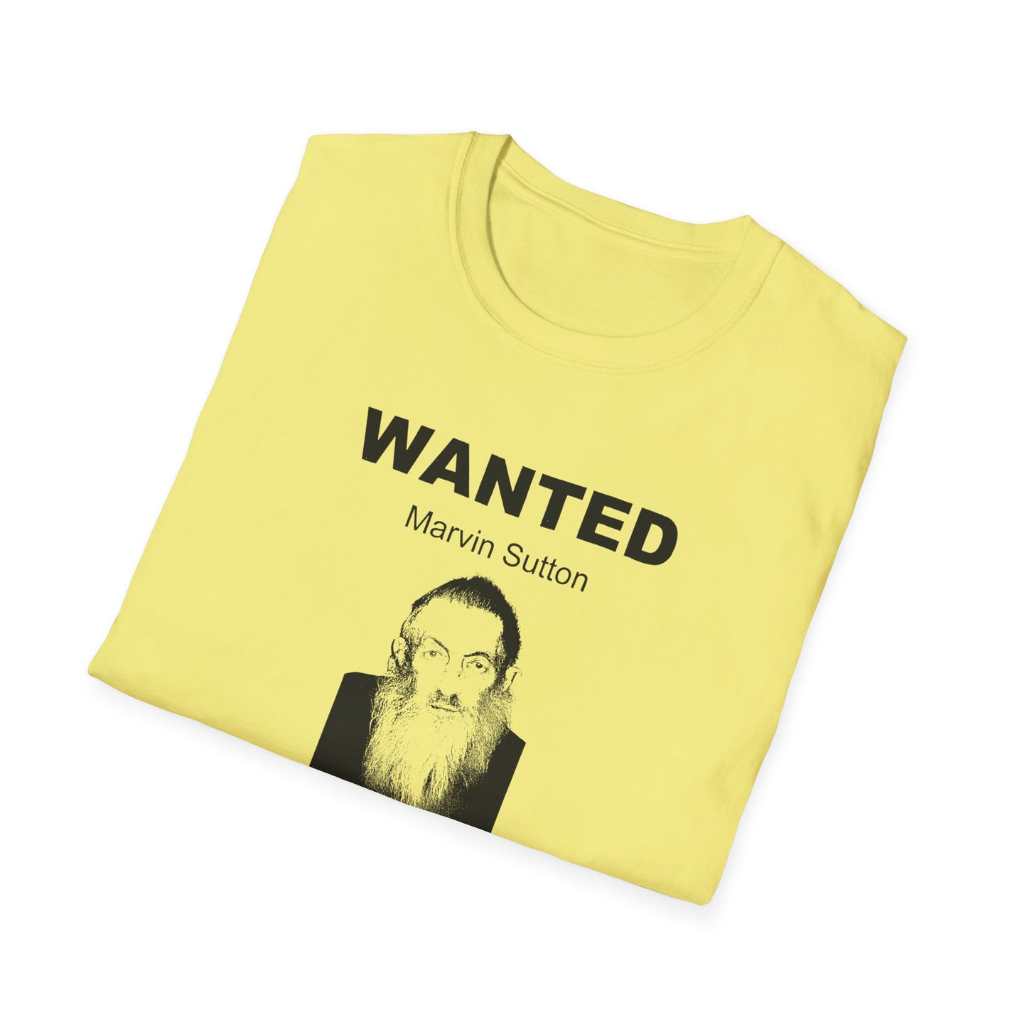 popcorn sutton's famous wanted poster tshirt