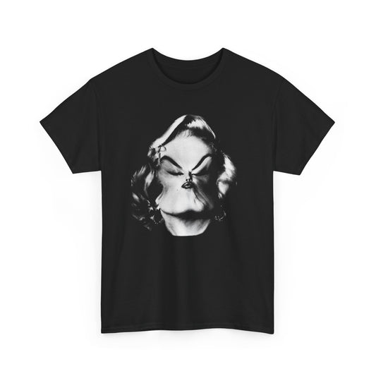 1960 marilyn monroe weegee distortion photo custom edit black no border tshirt