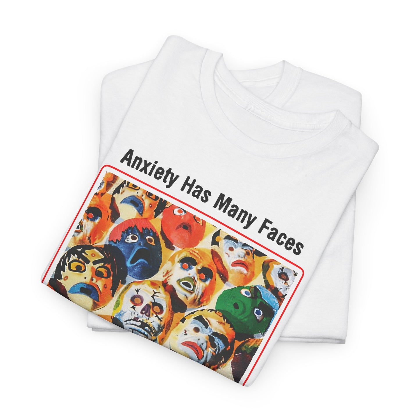 vintage xanax anxiety has many faces but there is only one tshirt