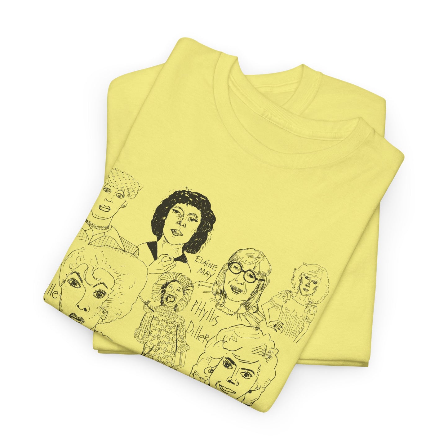 original drawing women of comedy collage tshirt