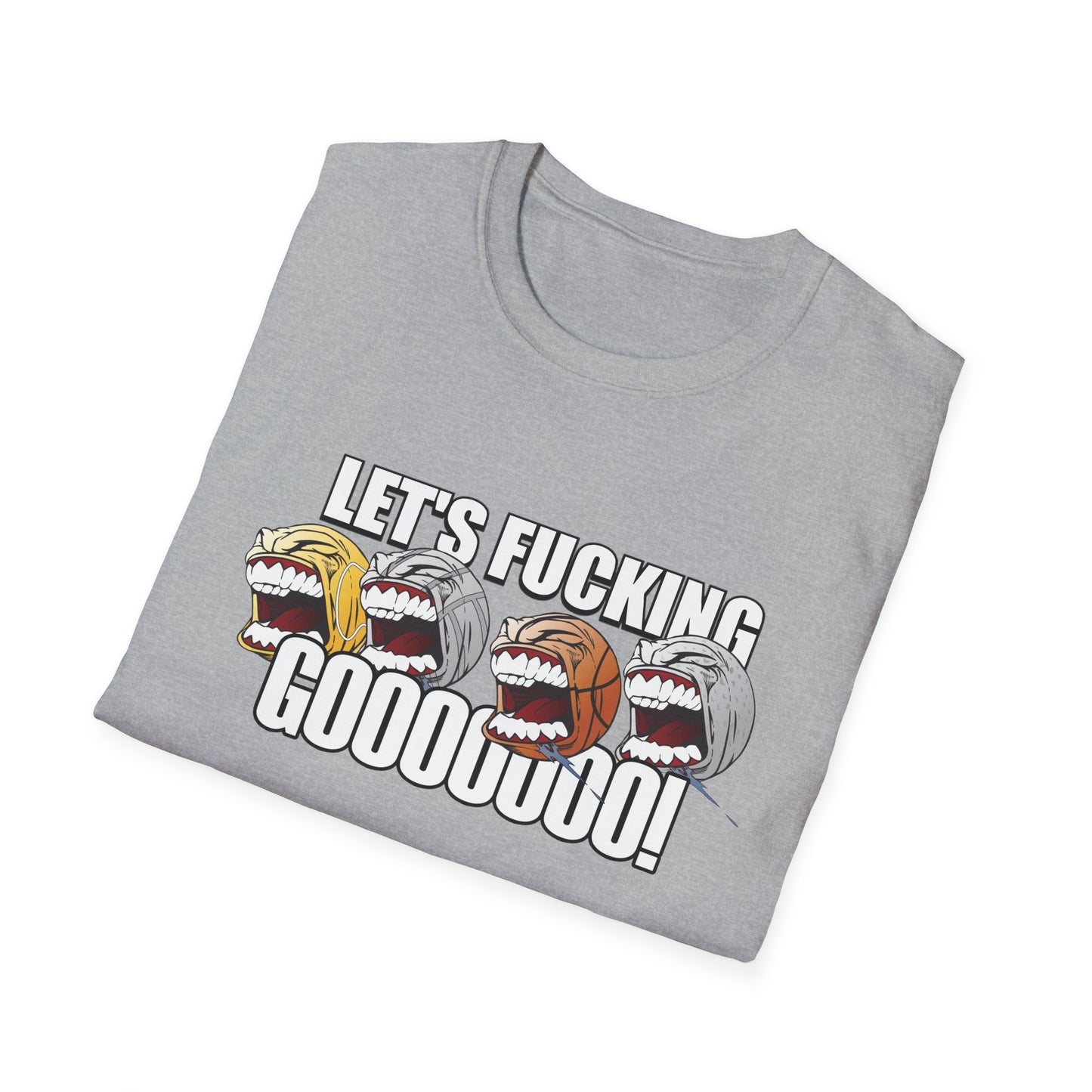 let's fucking go balls tshirt