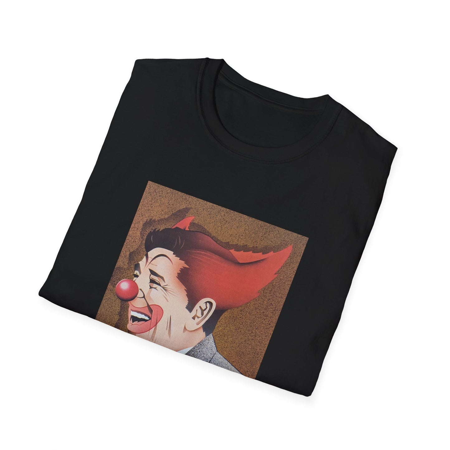 ronald reagan 40th us president clown tshirt