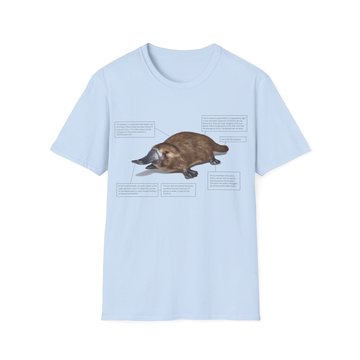 pleasant platypus facts tshirt