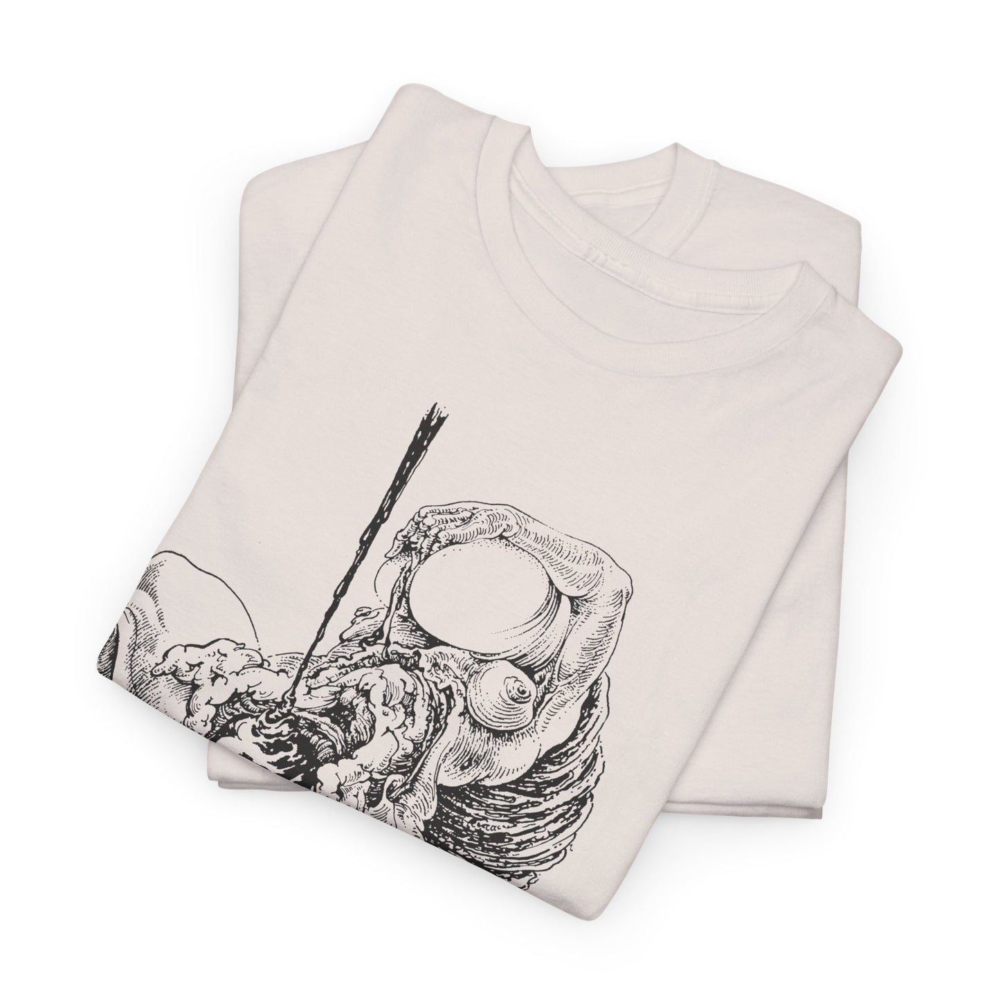 sibylle ruppert drawing from 1975 german avant garde journal tshirt