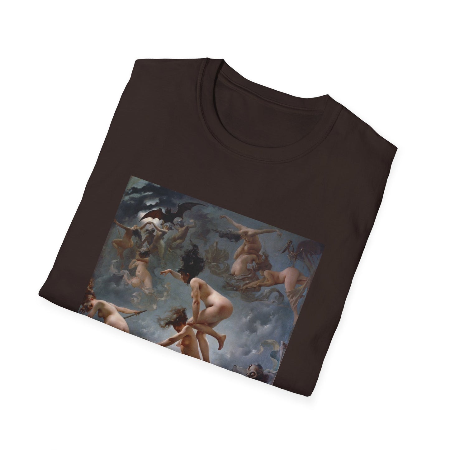 1878 painting witches going to their sabbath by luis ricardo falero tshirt