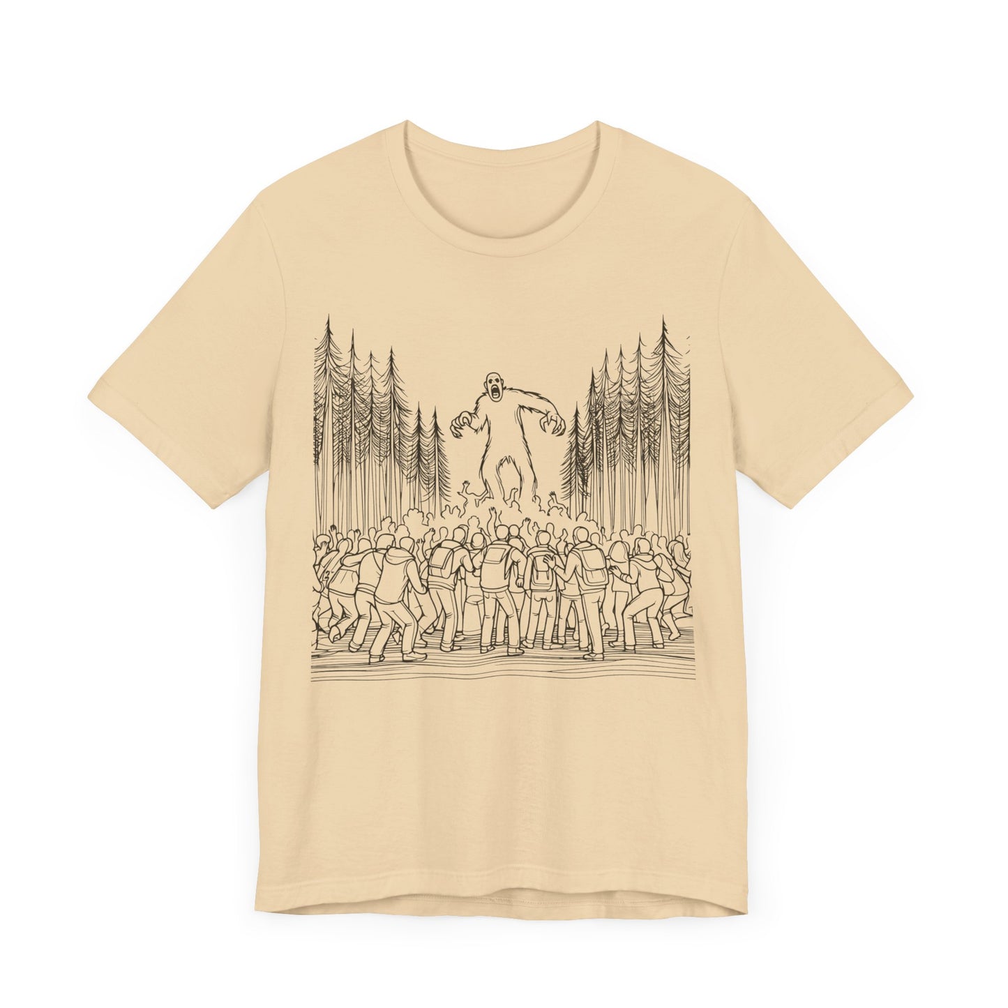 sasquatch attacks tshirt