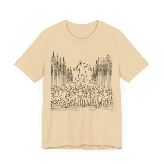 sasquatch attacks tshirt