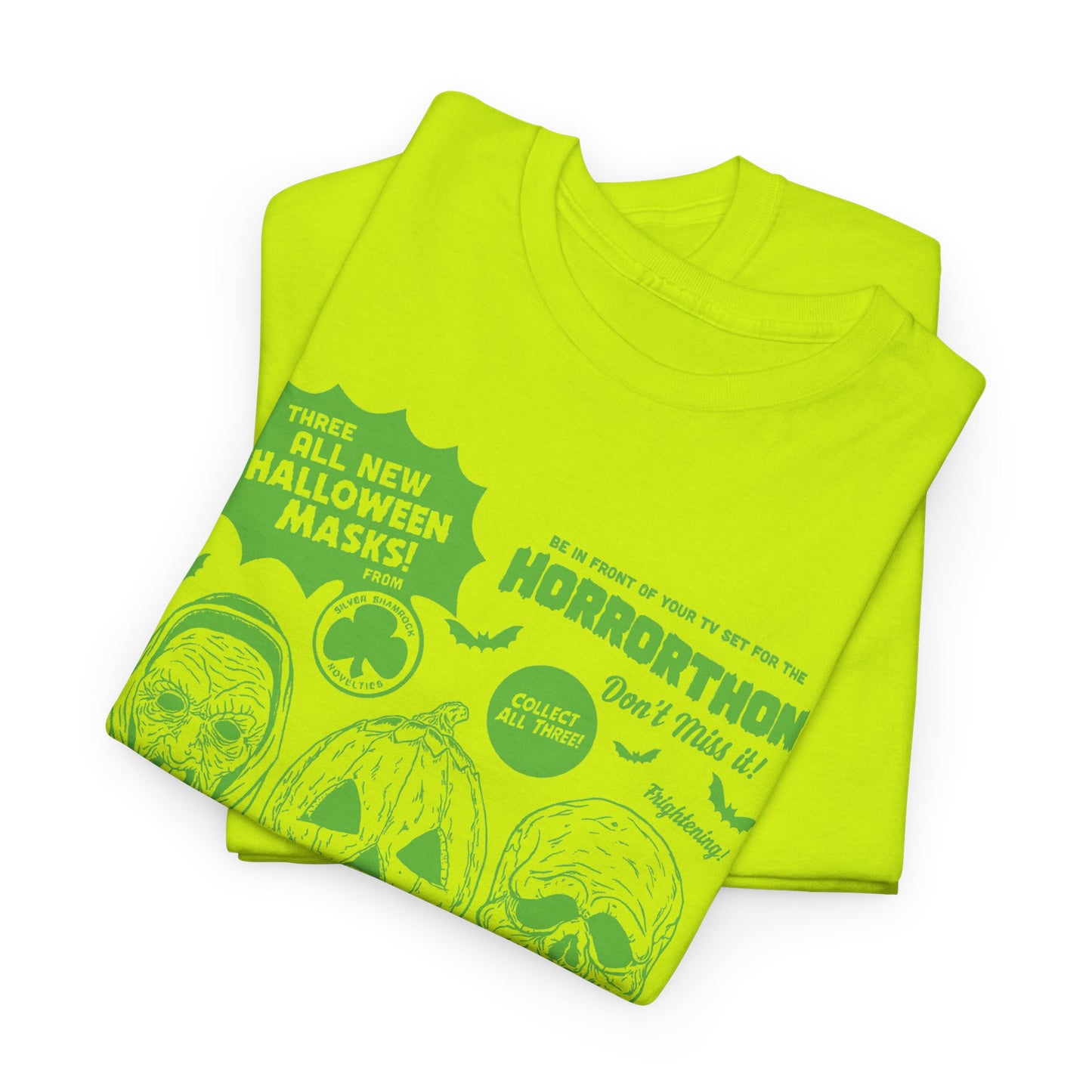 halloween 3 tv guide ad graphic 2 in green tshirt