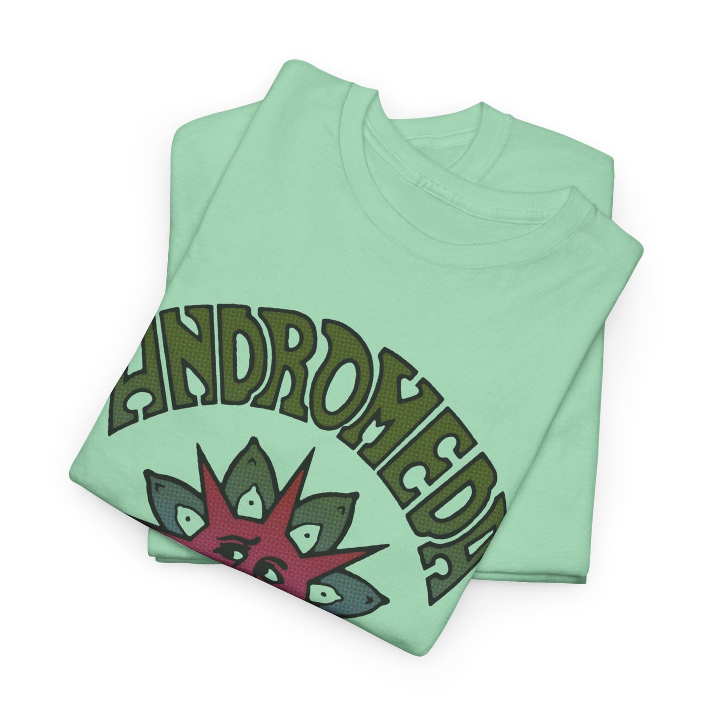 1960s english psychedelic band andromeda fan art tshirt