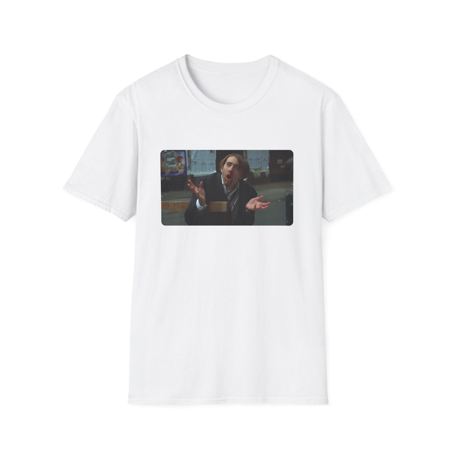 1989 nic cage vampire's kiss movie tshirt
