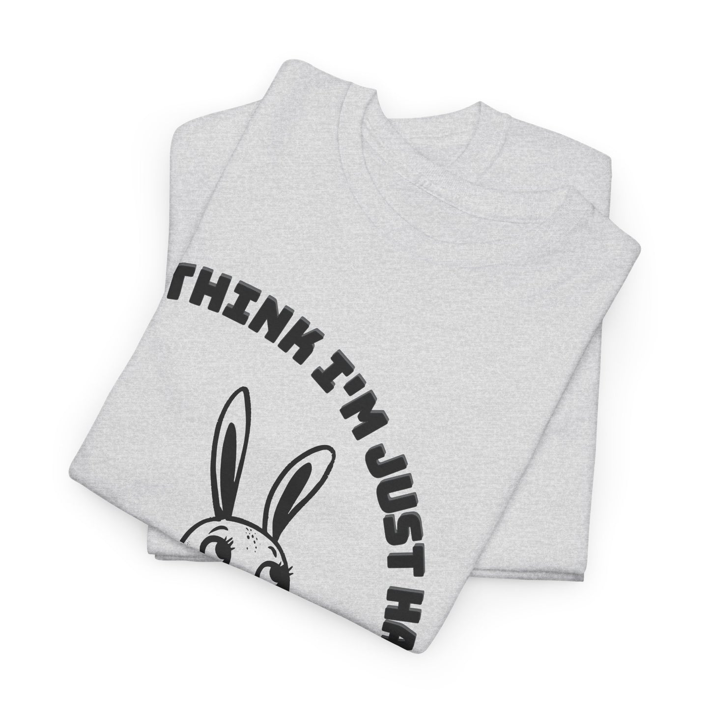 think I'm just happy nirvana song lyrics with bunny tshirt