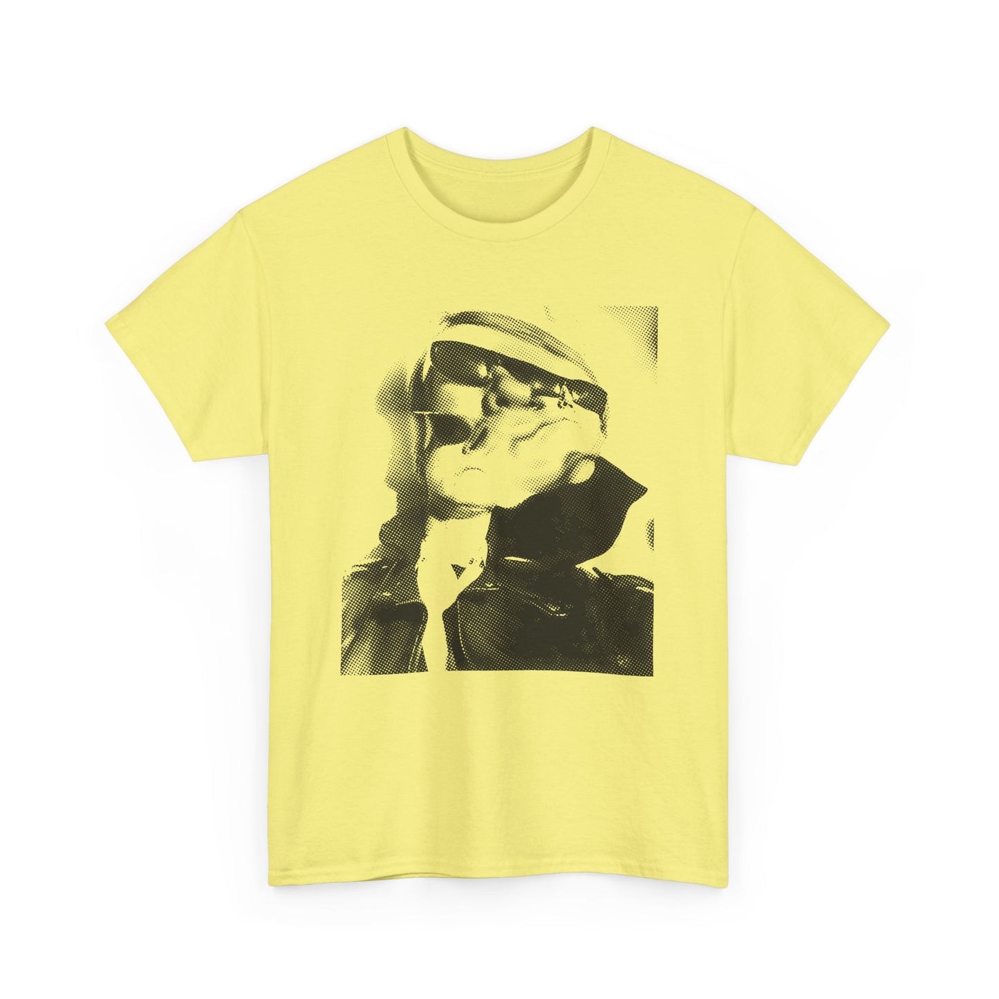 1965 weegee distortion photo of andy warhol reproduction edit tshirt